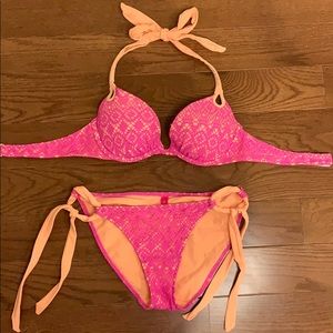 Victoria Secret Pink and Orange bikini